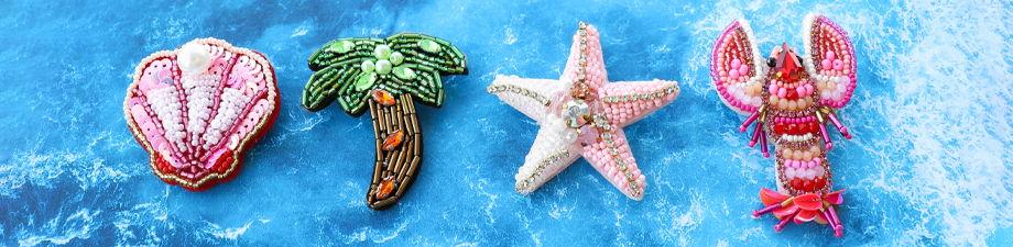 Nouvelle collection de broches funky