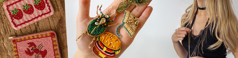 Nouvelle série d’accessoires faits main en Inde Nouvelle série d’accessoires faits main en Inde