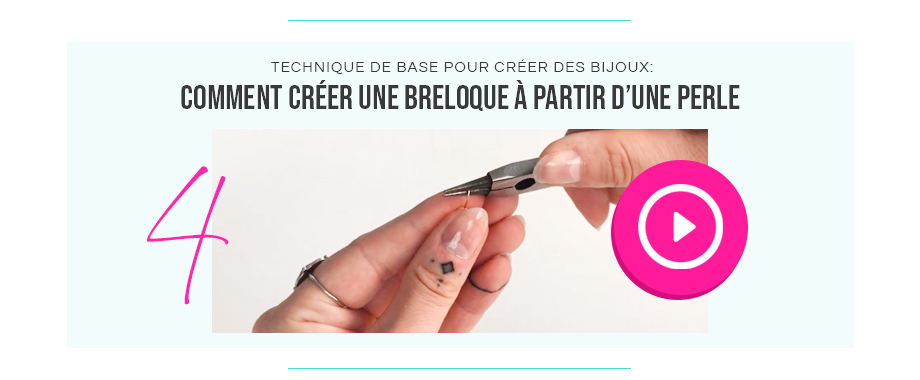comment créer une breloque à partir d’une perle